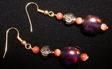 Goldstone Earrings