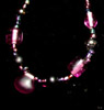 Maroon Glass Necklace