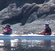 Dad and Dan in Kayak