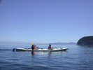 Dad and Dan in Kayak