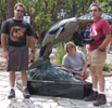 Dan, a big steel Orca,Kay and Ralph